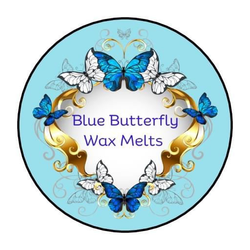 Blue butterfly wax melts